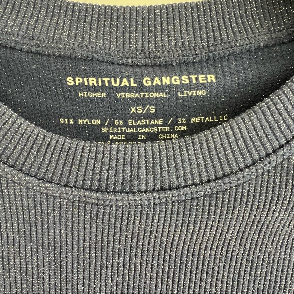 NWT Spiritual Gangster Shimmer Seamless Two Piece Set - Picture 11 of 16